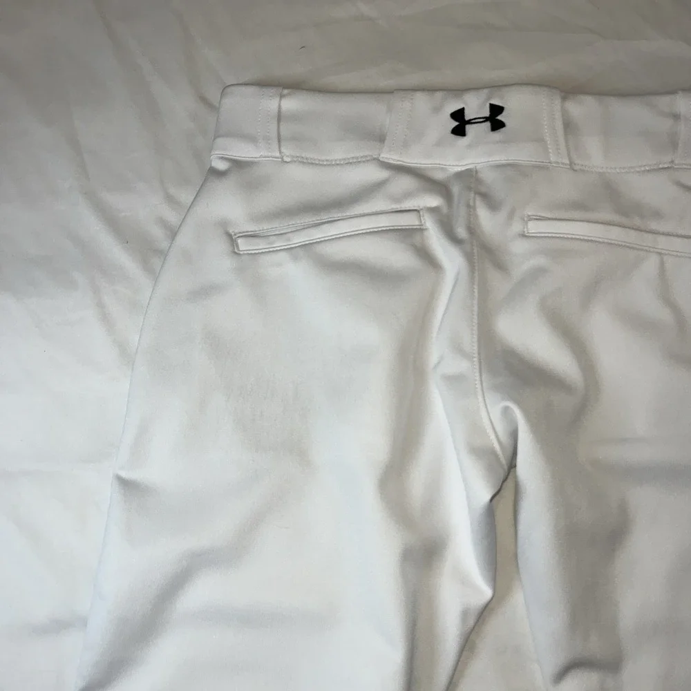 Under Armour Baseball Pants Men's Authentic White Size Small‎ Used